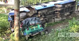 সুনামগঞ্জ-সিলেট মহাসড়কে সিএনজিতে বাসের ধাক্কায় নিহত ২
